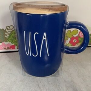 🇺🇸RAE DUNN BLUE USA MUG